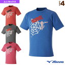 テニス・バドミントンウェア(メンズ/ユニ) ミズノ MARVEL マーベルTシャツ/Type2/スパイダーマンシリーズ/ユニセックス(72JA9Z54)