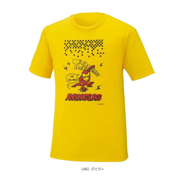 テニス・バドミントンウェア（メンズ/ユニ） ミズノ MARVEL マーベルTシャツ／Type4／アイアンマンシリーズ／ユニセックス（72JA9Z56） 2