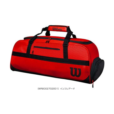 【テニス バッグ ウィルソン】 TOUR DUFFEL LARGE／ツアーダッフル ラージ／ラケット収納可（WR8002701001／WR8002702001）