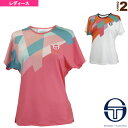 【テニス・バドミントン ウェア（レディース） セルジオタッキーニ】 TANGRAM T-SHIRT／メルボルン Tシャツ／レディース（SGT-38476）