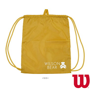 【テニス バッグ ウィルソン】 ONE BEAR CINCH BAG／ワンベア シンチバッグ／YELLOW（WR8008504001）