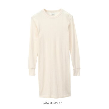 【オールスポーツ アンダーウェア Hanes(ヘインズ)】 1P Hanes Undies Thermal One Piece Dress/ロングT/レディース(HW4-Q503)