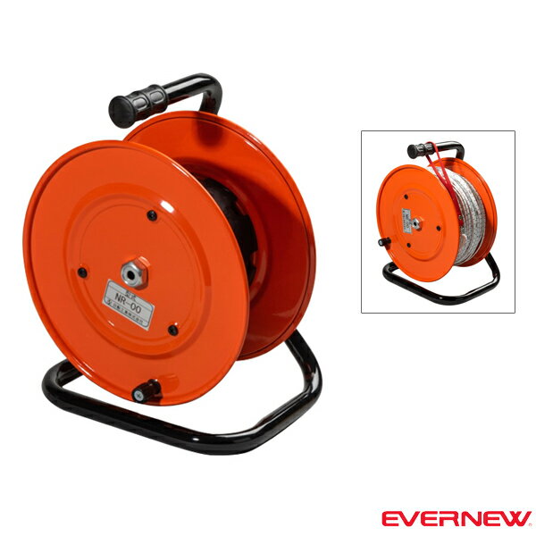 【運動場用品設備・備品 エバニュー】 検尺ロープ巻取器(EKA200)