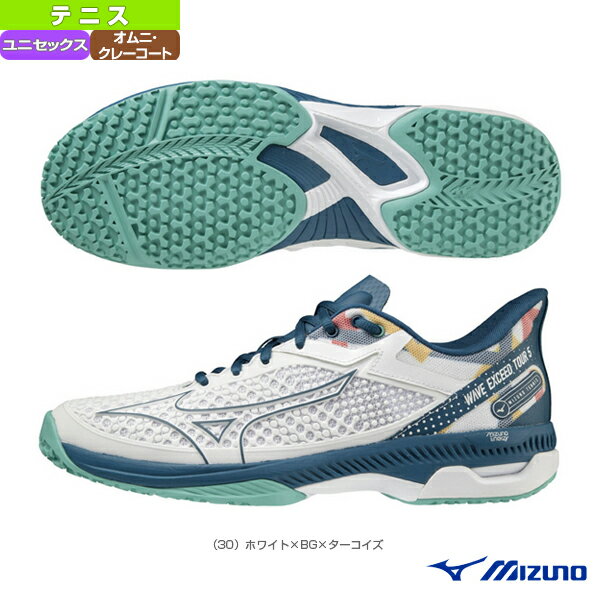 【テニス シューズ ミズノ】 ウエーブエクシード ツアー 5 OC／WAVE EXCEED TOUR 5 OC／ユニセックス（61GB2272）