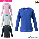 【テニス・バドミントンウェア（レディース） バボラ】 VS LONG SLEEVE SHIRT／長袖プラクティスシャツ／レディース（BWP2520）