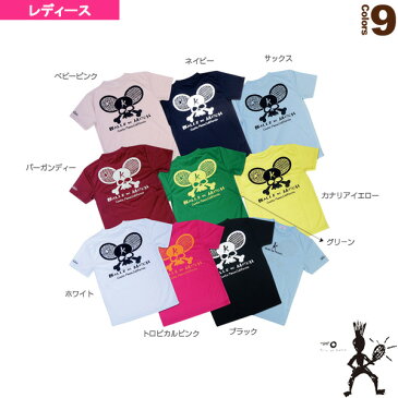 【テニス・バドミントン ウェア（レディース） バルデマッチ】 Tシャツ（Skull）／レディース（BM-JW1521）