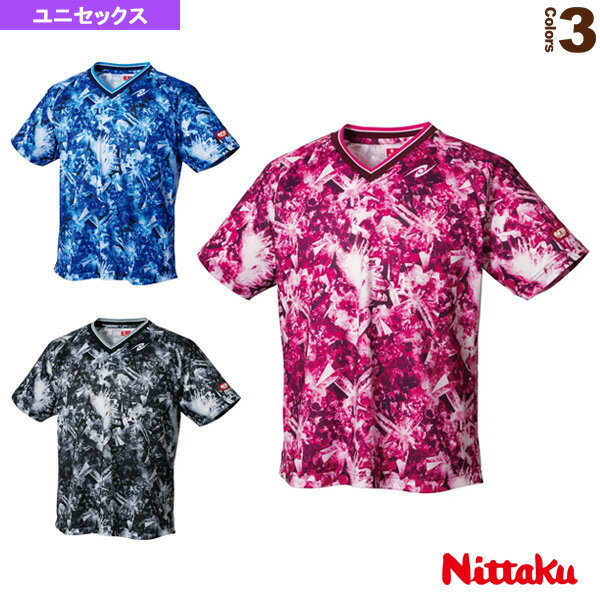 【卓球ウェア（メンズ/ユニ） ニッタク】 ミネラブルシャツ／ユニセックス（NW-2206）