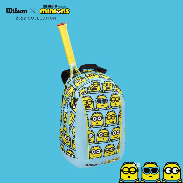 【テニス ジュニアグッズ ウィルソン】 ミニオンズ2.0ツアーJRバックパック／MINIONS 2.0 TOUR JR BACKPACK／ジュニア（WR8020101001）