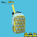 【テニスバッグ ウィルソン】 ミニオンズ2.0チームバックパック／MINIONS 2.0 TEAM BACKPACK／ラケット2本収納可（WR8020401001） 2