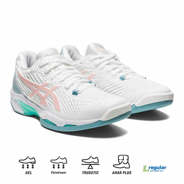 【テニス シューズ アシックス】 ソリューションスピード FF2 インドア／SOLUTION SPEED FF2 INDOOR／レディース（1042A216）