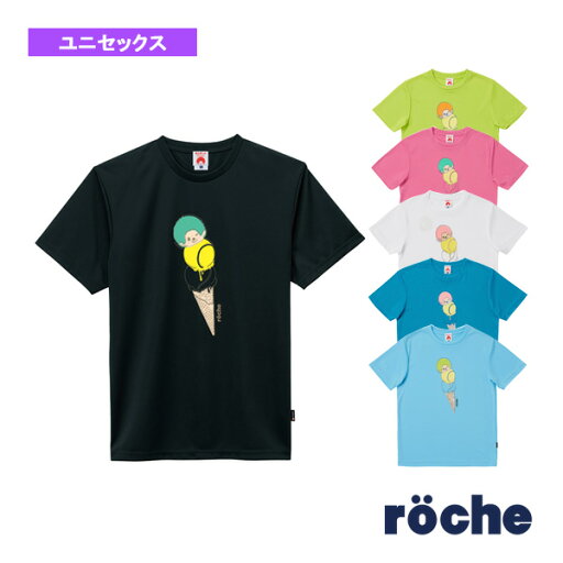 テニス・バドミントンウェア(メンズ/ユニ) ローチェ(roche) モンチッチrocheコラボTシャツ/ユニセックス(M0069) テニス・バドミントンウェア(メンズ/ユニ) ローチェ(roche) モンチッチrocheコラボTシャツ/ユニセックス(M0069)