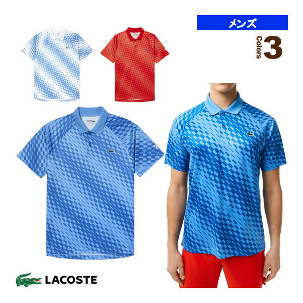 ■商品情報 商品名【テニス・バドミントン ウェア（メンズ/ユニ） ラコステ】 NOVAK DJOKOVIC／総柄グラデーションプリントドライポロシャツ／メンズ（DH5174-99） メーカー名ラコステ カラー（GA7）ホワイト×ブルー, （WI9）レッド, （YIQ）ブルー サイズ3／S（アメリカサイズ）, 4／M（アメリカサイズ） 素材本体：ポリエステル100％衿：ポリエステル98％・ポリウレタン2％ ■メーカー希望小売価格はメーカーカタログに基づいて掲載しています■商品詳細情報 特徴グラデーションカラーのグラフィックプリントを配したウルトラドライポロシャツ・伸縮性と耐紫外線性を備えるウルトラドライ鹿の子素材を使用・トップテニスプレイヤー、ノバク・ジョコビッチ選手のシグネチャーモデル・シンプルながらもスポーティーな総柄プリント・左胸にワニロゴパッチ、左袖にノバク・ジョコビッチコレクションロゴプリント入りフィット感：Regular Fit洗濯方法：・液温は30℃を限度とし、洗濯機で非常に弱い洗濯ができる・塩素系及び酸素系漂白剤の使用禁止・タンブル乾燥禁止・底面温度110℃を限度としてアイロン仕上げができる・ドライクリーニング禁止・つり干しがよい