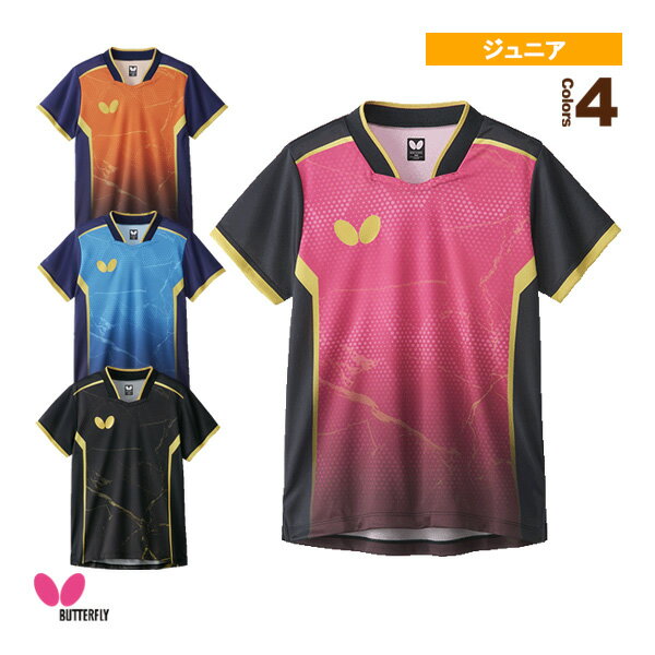 【卓球ウェア（メンズ/ユニ） バタフライ】 エリスター10シャツ／ジュニア（46290）
