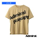 【テニス・バドミントンウェア(メンズ/ユニ) アドミラル(Admiral)】 ダブルビッグロゴ プラクティスTシャツ/メンズ(ATMA326)