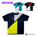 【テニスウェア(メンズ/ユニ) ルーセント】 ゲームシャツ/襟なし/ユニセックス(XLH-346)