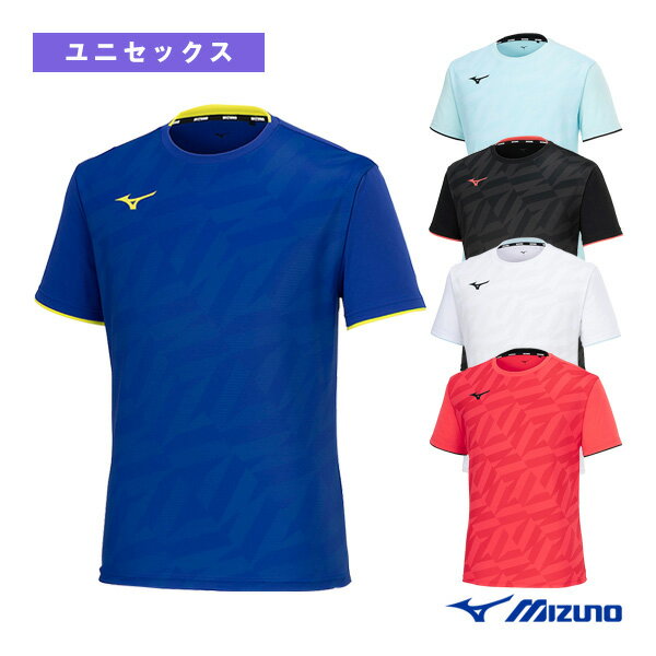 【テニスウェア（メンズ/ユニ） ミズノ】 ゲームシャツ／ユニセックス（62JAB028）