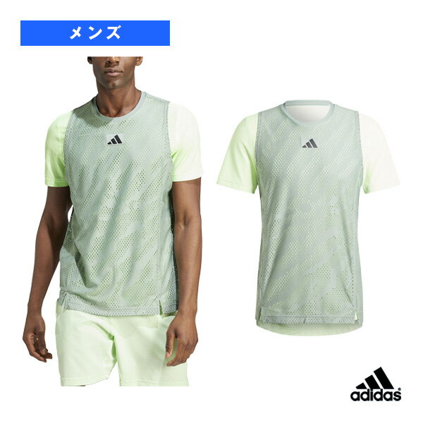 【テニス・バドミントンウェア（メンズ/ユニ） アディダス】 テニス メッシュTシャツ PRO／メンズ（IKL80）
