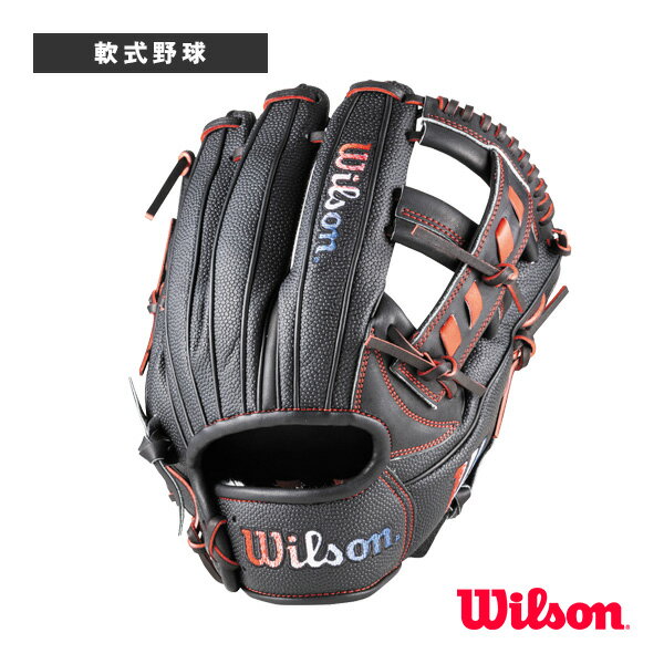 【軟式野球グローブ ウィルソン】 D-MAX DUAL／軟式一般用グラブ／内野手用／27型（WBW102469）
