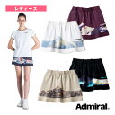テニスウェア(レディース) アドミラル(Admiral) ペプラムヘムグラフィックスコート/レディース(ATLA434)