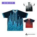 【テニスウェア(メンズ/ユニ) ルーセント】 ゲームシャツ/襟なし/ユニセックス(XLH-354)
