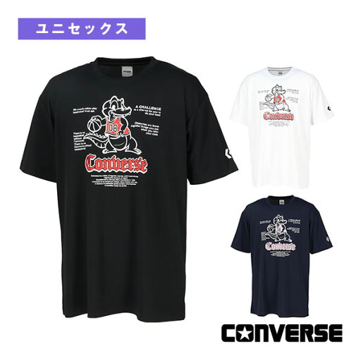 【バスケットボールウェア(メンズ/ユニ) コンバース】 プリントTシャツ/ユニセックス(CB242363) 【バスケットボールウェア(メンズ/ユニ) コンバース】 プリントTシャツ/ユニセックス(CB242363)