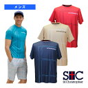 【テニスウェア(メンズ/ユニ) セントクリストファー】 コートラインゲームシャツ/メンズ(STC-BDM5465)
