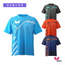【卓球ウェア(メンズ/ユニ) バタフライ】 レクートTシャツ ユニセックス 46790