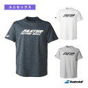 テニスウェア(メンズ/ユニ) バボラ ピュアショートスリーブシャツ/PURE SHORT SLEEVE SHIRT/ユニセックス(BUP5504)