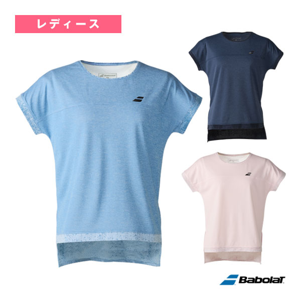 テニスウェア（レディース） バボラ VS ショートスリーブシャツ／VS SHORT SLEEVE SHIRT／レディース（BWP5521）