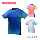 【テニスウェア(レディース) ゴーセン】 ゲームシャツ レディース T2515