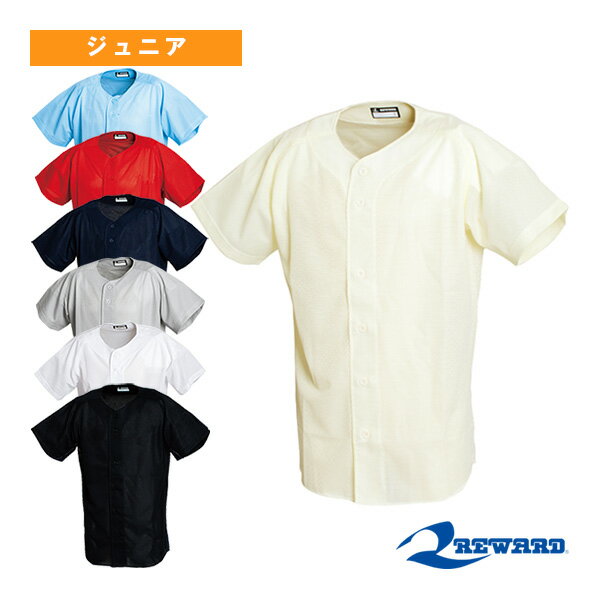 野球ウェア（ジュニア） レワード フロントオープンラグランシャツ ジュニア JUS-115