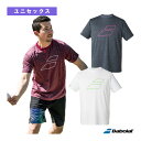テニスウェア(メンズ/ユニ) バボラ 2025年07月下旬【予約】ピュアレンジ 半袖シャツ PURE SHORT SLEEVE SHIRT ユニセックス BUP5554