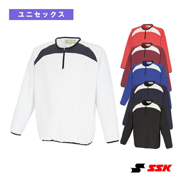 野球ウェア（メンズ/ユニ） エスエスケイ 長袖ハーフZIP クロストレーニング BWC2502