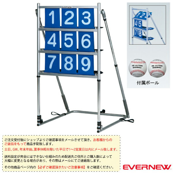 【ニュースポーツ・リクレエーション 設備・備品 エバニュー】 [送料別途]ストライクトレーナー／専用ボール2個付（EKC113）