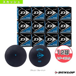 【スカッシュ ボール ダンロップ】 『12球単位』INTRO／イントロ／（DA50032）