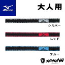 ミズノ ストッキングベルト 大人 サイズ 野球 ソックス止め ストッキングバンド 1組2個入り 一般 メンズ シルバー ブルー レッド 12jy6s0303 2...