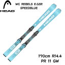 【WAX加工サービス】2024-2025 HEAD ヘッド スキー板 WC REBELS E.GSR SPEED BLUE + PR 11 GW ワールドカップ...