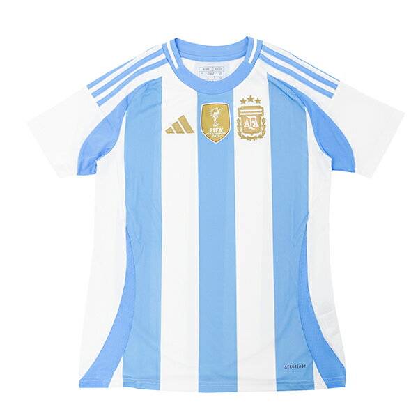 アディダス 2024 ウィメンズ アルゼンチン代表 ホーム レプリカユニフォーム 女性用 サッカー レプリカシャツ 半袖 adidas ITZ59-IP8386