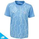 プーマ 24-25 MCFC マンチェスターシティ プレマッチ SS ジャージ JR ジュニア用 サッカー トレーニングシャツ 半袖 puma 777582-2...