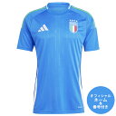 アディダス 2024 イタリア代表 オフィシャルマーク付き ホーム レプリカユニフォーム メンズ・レディース サッカー レプリカシャツ 半袖 adidas JSW38-IN0657