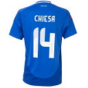 【スピード出荷】アディダス 2024 イタリア代表 #14 キエーザ ホーム レプリカユニフォーム メンズ・レディース サッカー レプリカシャツ 半袖 adid...