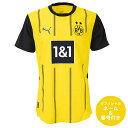 【納期2か月程度】プーマ 24-25 BVB ドルトムント オフィシャルマーク付き ホームオーセンティックユニフォーム メンズ・レディース サッカーシャツ 半袖...
