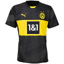 プーマ 24-25 BVB ドルトムント アウェイレプリカユニフォーム メンズ・レディース サッカー レプリカシャツ 半袖 puma 774956-02
