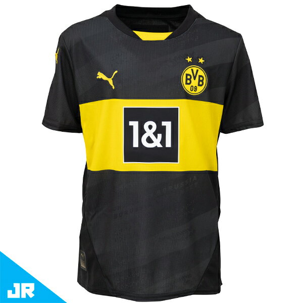 プーマ 24-25 BVB ドルトムント アウェイレプリカユニフォーム JR ジュニア用 サッカー レプリカシャツ 半袖 puma 774961-02