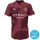 プーマ 24-25 MCFC マンチェスターシティ オフィシャルマーク付き 3rd オーセンティックユニフォーム メンズ・レディース サッカーシャツ 半袖 puma 775096-03(4)