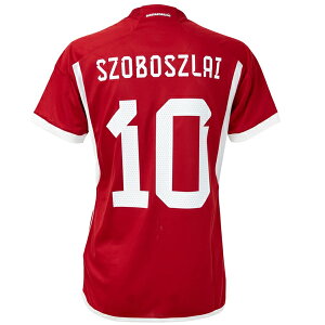 【スピード出荷】アディダス 2022 ハンガリー代表 #10 ソボスライ ホームレプリカユニフォーム メンズ・レディース サッカー レプリカシャツ 半袖 adidas TK406-HK9583