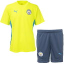 プーマ 24-25 MCFC マンチェスターシティ トレーニング SSシャツ&ショーツ メンズ・レディース サッカー プラクティス上下セット puma 7775...