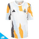 アディダス 24-25 キッズ レアル・マドリード プレマッチ ジャージー ジュニア用 サッカー トレーニングシャツ 半袖 adidas KRS20-JJ349...