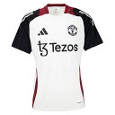 アディダス 24-25 マンチェスターユナイテッドFC トレーニング ジャージー メンズ・レディース サッカー トレーニングシャツ 半袖 adidas KTE4...