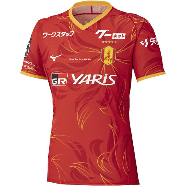 ミズノ 2025 名古屋グランパス 1st オーセンティックユニフォーム メンズ・レディース サッカーシャツ mizuno P2JACY2001